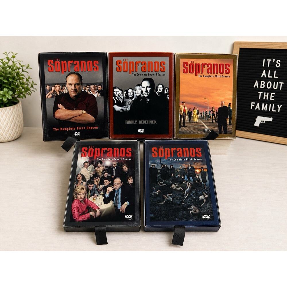 The Sopranos Seasons 1-5 DVD Lot Complete First Through Fifth Seasons HBO